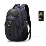 Swissdigital Design Travel Backpack for Men, 31L Business Anti Theft Laptops Backpack with USB Charging Port, College Backpack Airline Approved Fits 15.6 inches Laptops, School Bookbag for Men SD803