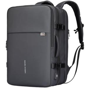 MARK RYDEN Travel Backpack for Men, 40L Airline Approved Carry on Backpack with USB Charging Port, 17.3 Inch Waterproof Business Laptop Backpack