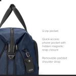 TUMI - Alpha Double Expansion Duffel - Business & Weekend Travel Duffel Bag - Designed for Durability & Functionality - Navy