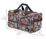 Rockland Rolling Duffel Bag, OWL, 22"