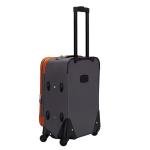 Rockland Pasadena Softside Spinner Wheel Luggage, Charcoal, Carry-On 20-Inch, F2281-CHARCOAL
