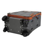 Rockland Pasadena Softside Spinner Wheel Luggage, Charcoal, Carry-On 20-Inch, F2281-CHARCOAL