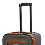 Rockland Pasadena Softside Spinner Wheel Luggage, Charcoal, Carry-On 20-Inch, F2281-CHARCOAL