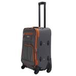 Rockland Pasadena Softside Spinner Wheel Luggage, Charcoal, Carry-On 20-Inch, F2281-CHARCOAL