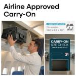 VATILIN 20 Inch All Aluminum Carry On Luggage 22x14x9 Airline Approved with Spinner Wheels,Hard Shell Zipperless Lightweight Small Suitcase with TSA Approved for Travel Business Women Men,Black