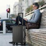 VATILIN 20 Inch All Aluminum Carry On Luggage 22x14x9 Airline Approved with Spinner Wheels,Hard Shell Zipperless Lightweight Small Suitcase with TSA Approved for Travel Business Women Men,Black