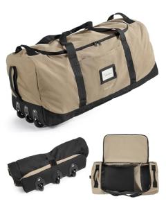 BAGSMART 83L Foldable Travel Bag, Large Duffle Bag for Travel, Weekender Duffel Luggage Bag for Sport College Camping, Water Resistant, Brown