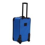 Rockland Fashion Softside Upright Luggage Set,Expandable, Blue, 2-Piece (14/19)