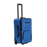 Rockland Fashion Softside Upright Luggage Set,Expandable, Blue, 2-Piece (14/19)