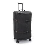 Kipling Spontaneous Softside Spinner Wheel Luggage, Integrated TSA Accepted Lock, Black Noir, Checked-Large,KI4193
