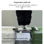 Expandable Hard-Side Trolley Luggage Set with Side Opening - Carry-On & Checked Suitcases, Anti-Shock & Password Lock