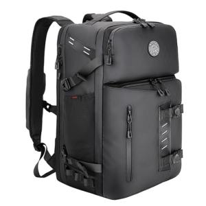 SWICKY 40L Travel Backpack for Men – TSA Friendly Carry-On, 17.3" Laptop Sleeve, Water-Resistant, Quick-Access Phone Pocket, Large Weekender for Travel & Commute