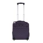 Rockland Melrose Upright Wheeled Underseater Carry-On Luggage, Purple, 15-Inch
