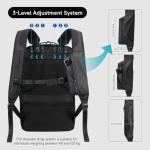 SWICKY 40L Travel Backpack for Men – TSA Friendly Carry-On, 17.3" Laptop Sleeve, Water-Resistant, Quick-Access Phone Pocket, Large Weekender for Travel & Commute