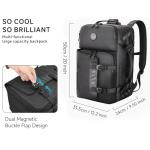 SWICKY 40L Travel Backpack for Men – TSA Friendly Carry-On, 17.3" Laptop Sleeve, Water-Resistant, Quick-Access Phone Pocket, Large Weekender for Travel & Commute