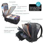 SWICKY 40L Travel Backpack for Men – TSA Friendly Carry-On, 17.3" Laptop Sleeve, Water-Resistant, Quick-Access Phone Pocket, Large Weekender for Travel & Commute
