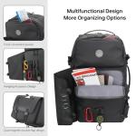 SWICKY 40L Travel Backpack for Men – TSA Friendly Carry-On, 17.3" Laptop Sleeve, Water-Resistant, Quick-Access Phone Pocket, Large Weekender for Travel & Commute