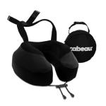 Cabeau Airplane Pillow for Long Flights – Evolution S3 – Best Travel Accessory with Seat Straps to Secure Your Head and Neck and Provides 360° Support (Jet Black)