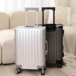 Large Capacity Durable Luggage for Men and Women, Aluminum, Carry-On, Boarding, Travel, New, 20, 24, 26, 28