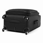Travelpro Maxlite 5 Softside Expandable Checked Luggage with 4 Spinner Wheels, Lightweight Suitcase, Men and Women, Black, Checked Medium 25-Inch