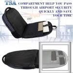 MATEIN Large College Backpack, Sturdy Computer Backpack with USB Charging Port Fits 17 inch Notebook, Carryon Luggage Travel Laptop Bag for Business Men and Women Christmas New Year Gift, Blue