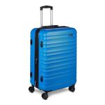 Amazon Basics 26" Hardside Medium Checked Luggage, Expandable For Up to 15% More Space, With Scratch-Resistant Surface, Four Multi-directional Wheels, Light Blue
