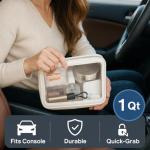 PACKISM TSA Approved Toiletry Bag - 3 Pack Upgrade Color-Edged Clear Makeup Bag, Clear Toiletry Bag For Traveling Fits Various Storage Needs, Pink