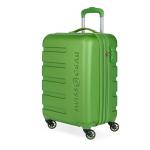 SwissGear 7366 Signature Hardside Expandable Luggage with Spinner Wheels, TSA Lock, Cup-Holder, Green, Carry-On 19-Inch