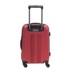 Kenneth Cole REACTION Out of Bounds Lightweight Hardshell 4-Wheel Spinner Luggage, Scarlet Red, 20-Inch Carry On