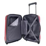 Kenneth Cole REACTION Out of Bounds Lightweight Hardshell 4-Wheel Spinner Luggage, Scarlet Red, 20-Inch Carry On