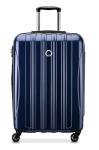 DELSEY PARIS Helium Aero Hardside Expandable Luggage with Spinner Wheels, Blue Cobalt, Checked-Medium 24 Inch