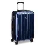 DELSEY PARIS Helium Aero Hardside Expandable Luggage with Spinner Wheels, Blue Cobalt, Checked-Medium 24 Inch
