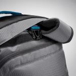 High Sierra Fairlead Convertible Duffel Bag, Lightweight and Durable Weekender Duffel, easily converts into backpack, 64L Capacity, Steel Gray/Mercury/Blue