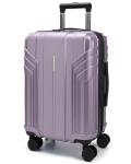 BAGSMART Expandable Carry On Luggage 22x14x9 Airline Approved, 20 Inch Travel Luggage with Spinner Wheels, Lightweight Hard Shell Suitcase Carry on Lavender Purple