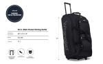Wrangler Wesley 30-Inch Black Rolling Duffel Bag