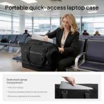 Travel Duffle Bag for Women,40L Weekender Bags Airline Approved Carry On with Shoe Compartment & Waterproof Wet Pocket, Durable Nylon Weekender Overnight Bag for Travel, Gym, Business Trip, Black