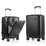 Kmvazcd Carry On Luggage Airline Approved, 20 Inch Expandable PC Hardside Lightweight Suitcases with Spinner Wheels and TSA Lock