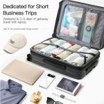 Kmvazcd Carry On Luggage Airline Approved, 20 Inch Expandable PC Hardside Lightweight Suitcases with Spinner Wheels and TSA Lock