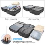 TANGCORLE Vacuum backpack with pump,compression backpack for travel,50l Airback Backpack With Vacuum Seal,Business Back Pack,USB Charging Port bags Water Resistant Travel Backpack for Women & Men