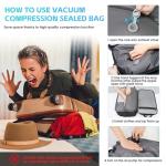 TANGCORLE Vacuum backpack with pump,compression backpack for travel,50l Airback Backpack With Vacuum Seal,Business Back Pack,USB Charging Port bags Water Resistant Travel Backpack for Women & Men