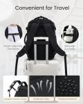 LOVEVOOK 40L Travel Backpack for Women & Men, TSA Approved Carry On Backpack with 3 Packing Cubes, Waterproof Personal Item Bag Fits 17" Laptop, Weekender Essentials Overnight Backpack for Trip