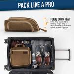 DD D&D Wanderlust D&D Hanging Travel Toiletry Bag for Men and Women – Cosmetics, Makeup and Toiletries Organizer Kit with 10 Compartments, YKK Zippers, XXL Metal Swivel Hook, Water-Resistant Nylon