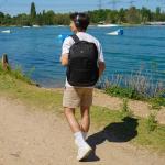 Swissdigital Design Travel Laptop Backpack, College Laptops Backpack with USB Charging Port for Men and Women Fits 16 Inch Notebook (ANDWIL SD1670) One Nation One World