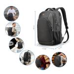 Swissdigital Design Travel Laptop Backpack, College Laptops Backpack with USB Charging Port for Men and Women Fits 16 Inch Notebook (ANDWIL SD1670) One Nation One World