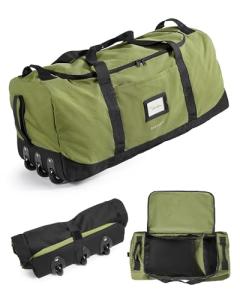 BAGSMART 83L Foldable Travel Bag, Large Duffle Bag for Travel, Weekender Duffel Luggage Bag for Sport College Camping, Water Resistant, Olive green