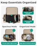 BAGSMART 83L Foldable Travel Bag, Large Duffle Bag for Travel, Weekender Duffel Luggage Bag for Sport College Camping, Water Resistant, Olive green