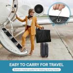 Moucas 43" Suit Bags for Closet Storage and Travel, Garment Bags for Hanging Clothes, Suit Garment Bag for Men, Black Suit Cover Bags with Clear Window for Coats, Jackets, Shirts（5 Packs）