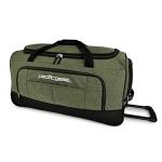 Pacific Gear Wheeled Rolling Duffel Bag, Durable Design, Telescoping Handle, Multiple Compartments, Tie-Down Capabilities