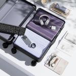 OLIXIS 28 Inch Luggage, Hardside Checked Suitcase with Spinner Wheels, Lightweight ABS Hard Shell Travel Luggage, TSA Approved Lock, Expandable Large Suitcase for Business & Travel–Black