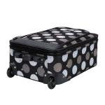 Rockland Fashion Softside Upright Luggage Set, Expandable, New Black Dot, 2-Piece (14/19)